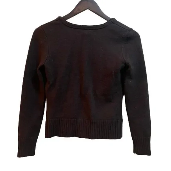 Tommy Hilfiger Women's Knitted Merino Wool Button Up Sweater Small - Picture 10 of 11